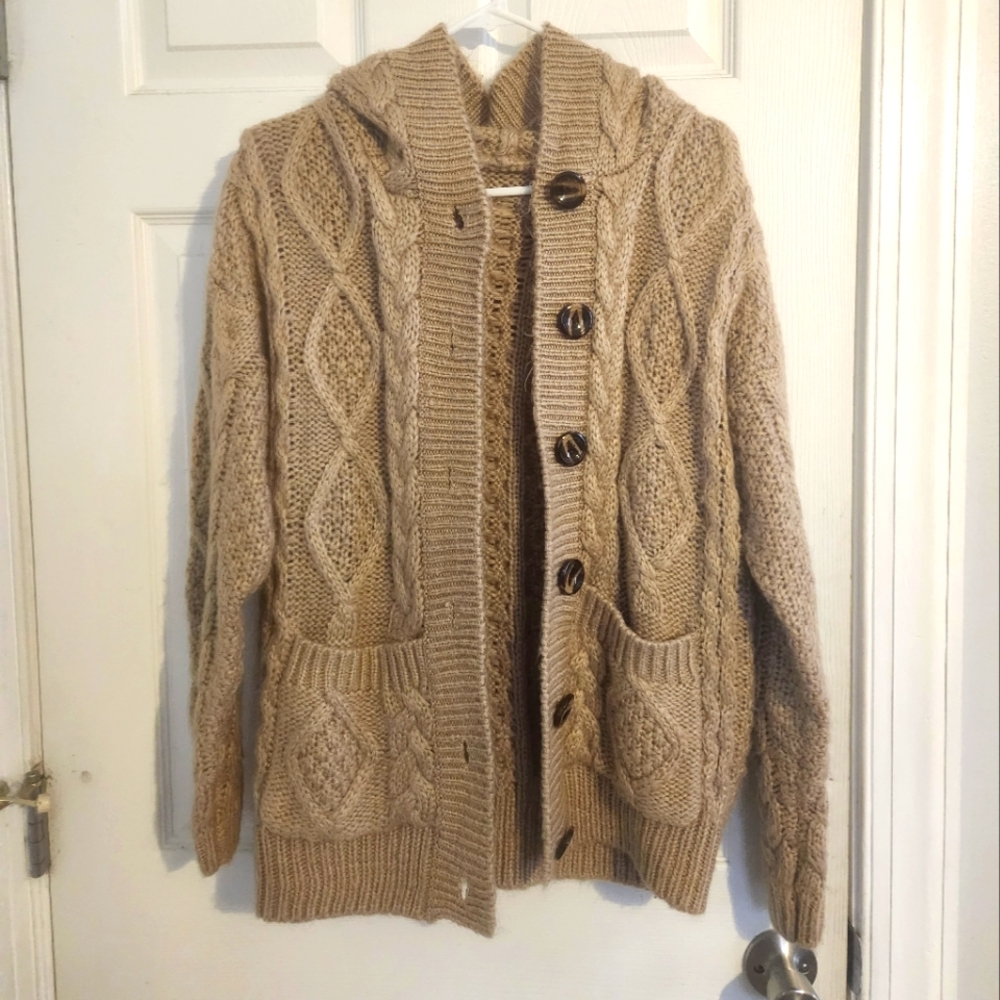 Cozy Oversized Hooded Cardigan